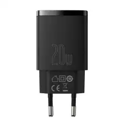 Зарядно устройство Baseus USB към USB Type C 20W 3A Quick Charge 3.0 CCXJ-B01 - черно