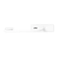 6-портов хъб j5create Mini Dock JUD380, USB 3.0, Gigabit Ethernet, HDMI, VGA, USB-B, Бял