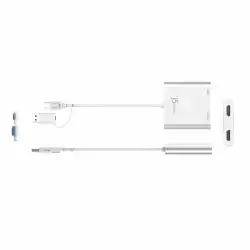 Адаптер j5create JCA365, За 2 монитора, USB-C - 2 x HDMI