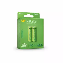 Акумулаторна Батерия R6 AA 130AAHC-EB2 1300mAh NiMH 2 бр. в опаковка GP