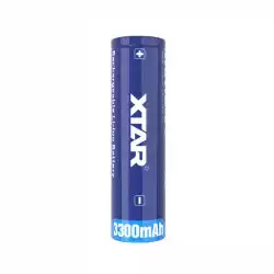 Акумулаторна батерия XTAR за фенери 18650 със защита , 3300mAh, Li-ion