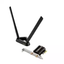 Безжичен адаптер ASUS PCE-AXE59BT WiFi 6E PCI-e две външни антени и Bluetooth 5.2