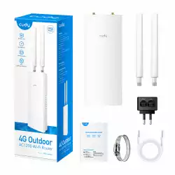 Безжичен рутер Cudy LT500 Outdoor, AC1200, 4G, LTE CAT 4, 2.4/5 GHz, 300 - 867 Mbps