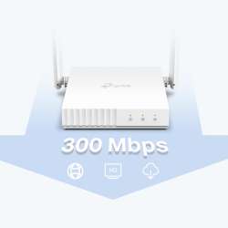 Безжичен рутер TP-LINK TL-WR844N, 2.4 GHz, 300Mbps, 10/100