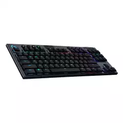 Безжична геймърска механична клавиатура Logitech, G915 TKL Black Lightsync RGB, GL Linear суичове