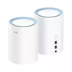 Безжична Mesh система Cudy M1200 2, AC1200 Dual Band, 2.4/5 GHz, 300 -  867 Mbps, 2 броя