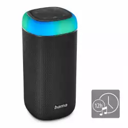 Блутут колонка HAMA Shine 2.0, 30W, LED, Защита от вода, Черна, 188228