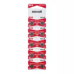 Бутонна алкална батерия MAXELL LR-1130 AG10 1.55V 10 бр./pack  цена за 1 бр.