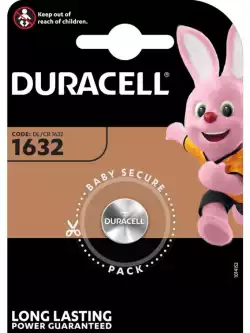 Бутонна батерия DURACELL CR-1632, 3V, Литиева