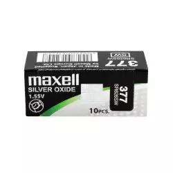 Бутонна батерия сребърна MAXELL SR626 SW /AG4/377/ 1.55V