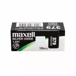 Бутонна батерия сребърна MAXELL SR521 SW /AG0/379/ 1.55V