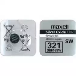 Бутонна батерия сребърна MAXELL SR616 SW /321/  1.55V