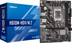 Дънна платка ASRock H610M-HDV/M.2 R 2.0, LGA1700, DDR4, mATX