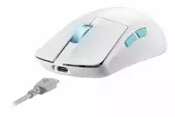 Геймърска безжична мишка ASUS ROG Harpe Ace Aim Lab Edition - White