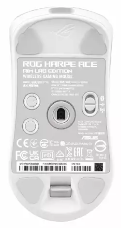 Геймърска безжична мишка ASUS ROG Harpe Ace Aim Lab Edition - White