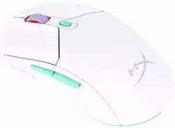 Геймърска безжична мишка HyperX Pulsefire Haste 2 Core White