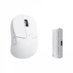 Геймърска Безжична мишка Keychron M4 4000Hz, Matte White