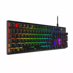 Геймърскa механична клавиатура HyperX Alloy Origins, HyperX Aqua суичове, RGB, Черен