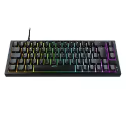 Геймърскa механична клавиатура XTRFY K5, 65% Hotswap, RGB, US Layout Kailh Red, Черен