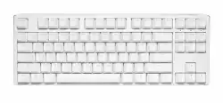 Геймърскa механична клавиатура Ducky One 3 Pure White TKL Hotswap Cherry MX Red, RGB, PBT Keycaps