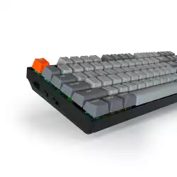 Геймърска Механична клавиатура Keychron K8 TKL Hot-Swappable Gateron Brown Switch RGB LED Plastic Frame