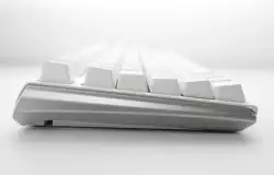 Геймърскa механична клавиатура Ducky One 3 Pure White Full Size Hotswap Cherry MX Silver, RGB, PBT Keycaps