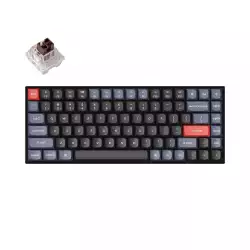 Геймърска механична клавиатура Keychron K2 Pro Hot-Swappable Keychron K Pro Mechanical Brown switch, RGB Backlight Plastic Frame