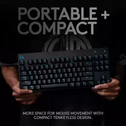 Геймърска механична клавиатура Logitech G Pro Clicky RGB