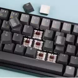 Геймърска Механична клавиатура Keychron K6 Aluminum 65% Gateron Brown Switch RGB LED Gateron Brown Switch ABS
