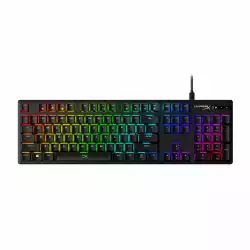 Геймърскa механична клавиатура HyperX Alloy Origins, HyperX Aqua суичове, RGB, Черен