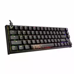 Геймърскa механична клавиатура Ducky x PowerColor One 2 SF RGB, Kailh BOX White