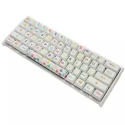 Геймърска механична клавиатура Ducky x SOU SOU One 2 Mini White RGB, Cherry MX Silver