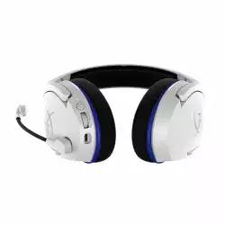 Геймърски безжични слушалки HyperX, Cloud Stinger Core Wireless (PS5), Микрофон, Бял/Син