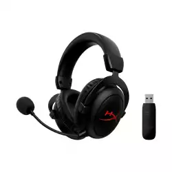 Геймърски безжични слушалки HyperX Cloud II Core Микрофон, Черно