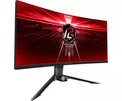 Геймърски Монитор ASRock PG34WQ15R2B, 34" UHD (3440 x 1440) VA 1500 Curved