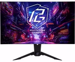 Геймърски Монитор ASRock PGO32UFS 32" OLED Dual Mode UHD/FHD 240/480Hz, 0.3ms