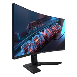 Геймърски Монитор Gigabyte GS34WQC, 34" SS VA WQHD 3440x1440, Curved 1500R, 135Hz, 1ms, HDR Ready