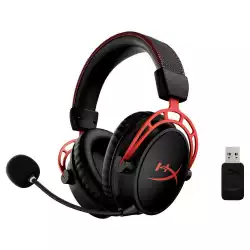 Геймърски слушалки HyperX Cloud Alpha Wireless, Черен/Червен