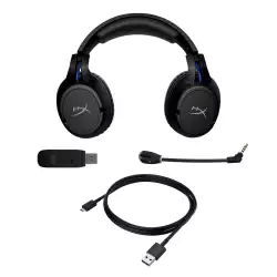 Геймърски слушалки HyperX Cloud Flight Playstation, Безжични, Черен