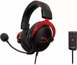 Геймърски слушалки HyperX Cloud II Red, Микрофон, Черно/Червено