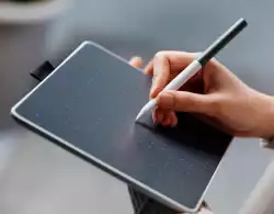 Графичен дисплей таблет Wacom One Pen tablet Small, Bluetooth 5.1, Бял