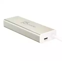 Хъб 3-портов J5create JCH347, USB-C 3.1,  USB-A 3.0, SD/Micro SD Card Reader