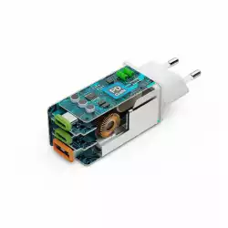 HAMA Бързо мини зарядно, 65W, GaN, PD, 201996