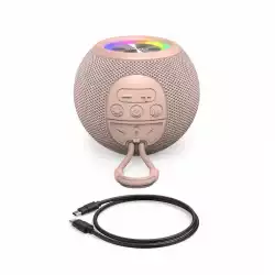 HAMA Блутут колонка "Ball Shape Speaker", 5 светлинни режима, 5W, 188240