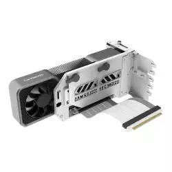 Холдер Cooler Master GPU holder V3, Кабел за вертикален монтаж на видео карта, Бял