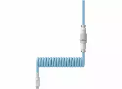 Кабел за клавиатура HyperX Coiled Cable USB-C Light Blue-White