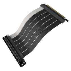 Кабел за вертикален монтаж за видео карта Cooler Master, MasterAccessory Riser Cable PCIe 4.0 x16, 200mm, V2, Черен