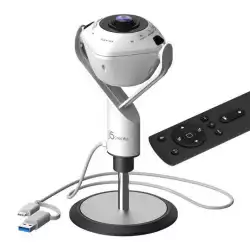 Камера за видеоконференции, j5create JVU368,360°,Full HD 1080p,USB™ UVC/UAC plug-and-play,HDR,AI функция