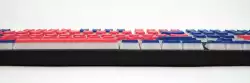 Капачки за механична клавиатура Ducky Pudding Red & Blue 108-Keycap Set PBT Double-Shot US Layout