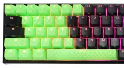 Капачки за механична клавиатура Ducky Green 31-Keycap Set Rubber Backlit Double-Shot US Layout